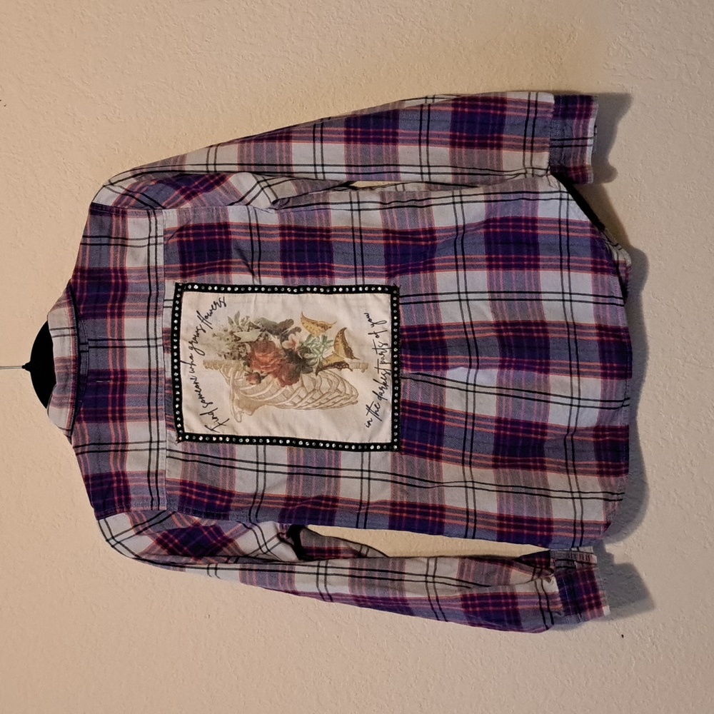 S Upcycled Old Navy Flannel